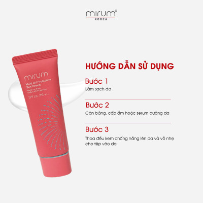 Kem chống nắng Mirum nâng tông, dưỡng trắng, ngừa lão hóa và bảo vệ da toàn diện 50ml – Mirum Multi UV Protection Sun Cream SPF 50+/PA+++