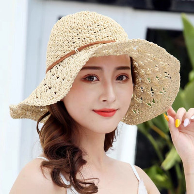 Mũ rộng vành chống nắng đi biển gấp gọn. Nón rộng vành chống nắng đi biển gấp gọn. Mũ đi biển rộng vành. Nón đi biển rộng vành chống tia UV thời trang Hàn Quốc dona21033018