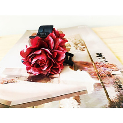 Kẹp tóc hoa Hải Đường 