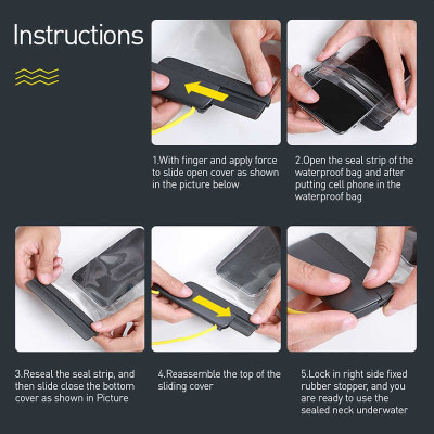 Túi chống nước dùng cho điện thoại Baseus Let