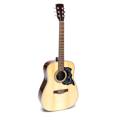 Đàn Guitar Acoustic DD200 NAT - Màu gỗ dáng D cho âm thanh vang tốt sử dụng lâu dài