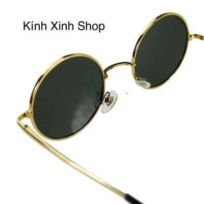 Kính Mắt Gọng Tròn Nhỏ Kim loại Bản Dày Cao Cấp Phong cách Nghệ Sĩ