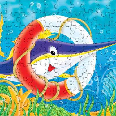 Tranh xếp hình Tia Sáng Xạ thủ đại dương ( 108 mảnh)