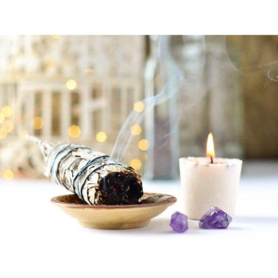 Combo THANH TẨY & BẢO VỆ gồm 2 thanh palo santo và 2 bó xô bảo vệ Bạch đàn (Eucalyptus smudge stick)