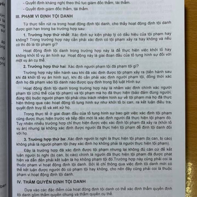 Sách Phương Pháp Định Tội Danh Với 538 Tội Phạm Quy Định Trong Bộ Luật Hình Sự 2015, Được Sửa Đổi, Bổ Sung 2017 (Tái Bản Có Bổ Sung)