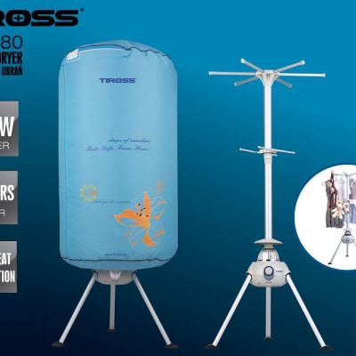 Máy Sấy Quần Áo TIROSS TS880 (900W) - Hàng Chính Hãng