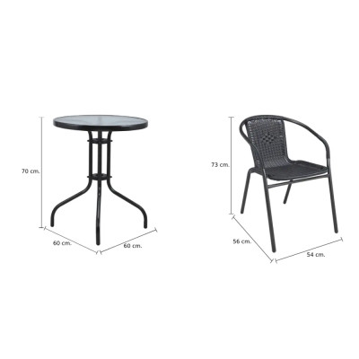 [Miễn Phí Vận Chuyển & Lắp Đặt] Ghế Ngoài Trời Tosca Màu Nâu Trắng, Mây PE Bền Bỉ, Có Thể Xếp Chồng Tiết Kiệm Không Gian, An Toàn Sử Dụng Ngoài Trời | Index Living Mall | Nội Thất Nhập Khẩu Thái Lan - Phân Phối Độc Quyền Tại Việt Nam