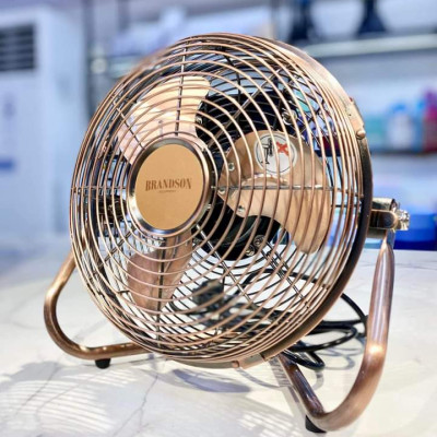 QUẠT ĐỂ BÀN BRANDSON VENTILATOR 25CM WOW AKTION - MÀU ĐỒNG Hàng chính hãng