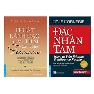 Combo Thuật Lãnh Đạo Từ Vị Tu Sĩ Bán Chiếc Ferrari + Đắc Nhân Tâm