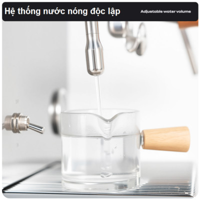 Máy pha cà phê Espresso, Cappuccino, Latte - Dòng chuyên nghiệp. Thương hiệu Mỹ cao cấp HiBREW - H21. HÀNG CHÍNH HÃNG