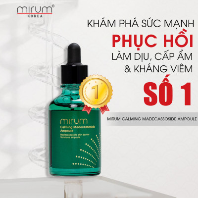Tinh chất phục hồi da chuyên sâu, cấp ẩm Mirum 50ml - Mirum Calming Madecassoside Ampoule