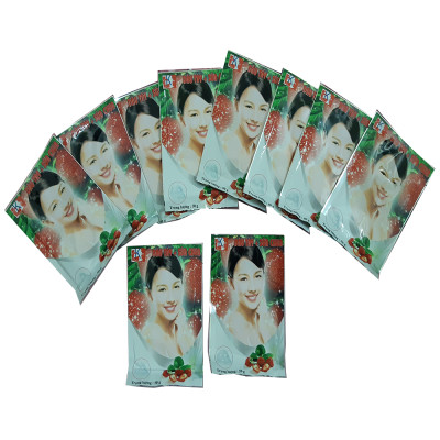 Mặt nạ giấy dưỡng trắng hồng da từ Dâu tây + Sữa chua 50g (10 miếng/ Gói)