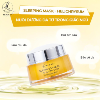 MẶT NẠ NGỦ CHIẾT XUẤT HOA CÚC SLEEPING MASK - HELICHRYSUM KN BEAUTY 50G