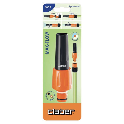 Combo vòi xịt tưới cây đa năng lưu lượng lớn 9652 - khớp nối nhanh lưu lượng lớn Claber