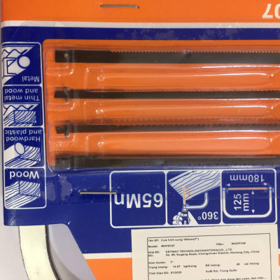 CƯA HÌNH CUNG 180MM(7") WHF5107 WADFOW - HÀNG CHÍNH HÃNG