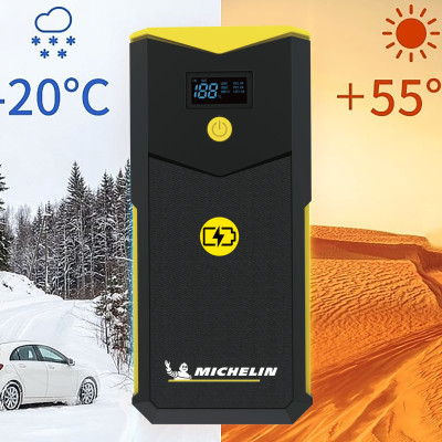 Bộ kích bình ô tô 750A - 1500A chuyên dụng  có đèn pin Michelin 4165ML