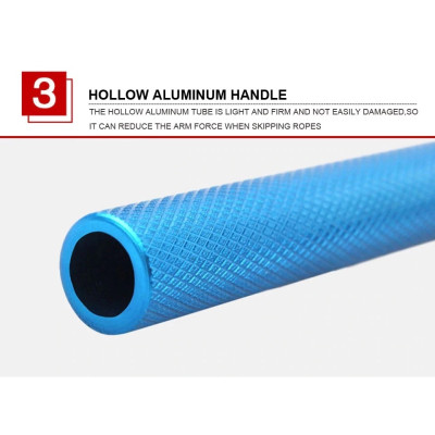 Dây nhảy thể dục AOLIKES A-3202 kim loại cao cấp tập thể lực boxing loại nặng Speed Jump Rope