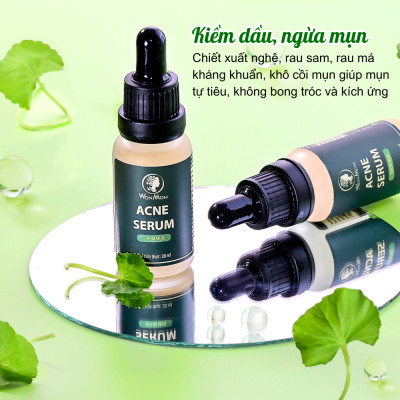 Bộ trắng da, sạch mụn cao cấp Wonmom ( Sữa rửa mặt + Scrub nghệ + Kem cấp ẩm + Serum mụn + Mặt nạ nghệ + Xông mặt )