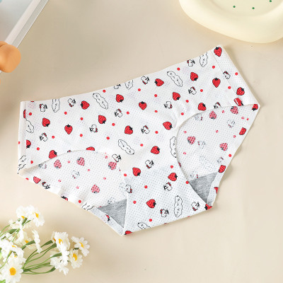 Combo 5 Quần Lót Nữ Su Thông Hơi Họa Tiết Mã 7033 – Mát Lạnh, Thoáng Khí, Phong Cách