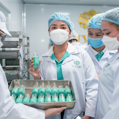 Serum Mychi - Serum cấy trắng lá vàng 24k  glutathione