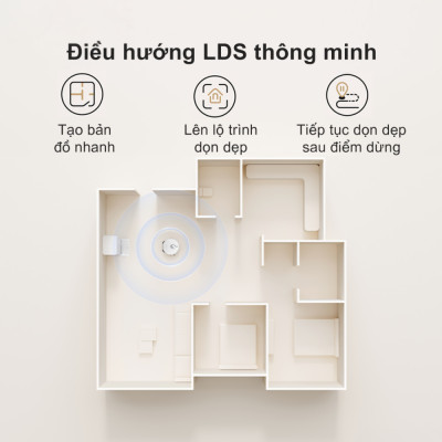 Robot Hút Bụi Lau Nhà Xiaomi X20 Pro Giặt Giẻ Đổ Rác Tự Động Lực Hút 7.000 Pa - Bản Quốc Tế