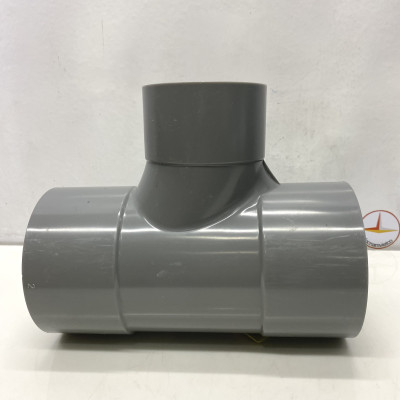 Tê cong giảm 168 x 140 nhựa PVC Bình Minh _ TC168x140