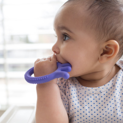 [ TE006 ] Ngậm nướu hình con bạch tuộc, 100% Silicone - Dr.Brown