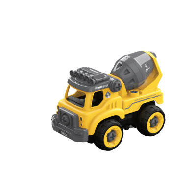Đồ Chơi Xe Bồn Có Âm Thanh TOONYKIDS Cho Bé - Cement Mixer TN151 [Tặng Kèm Sticker]