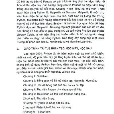 Phân Tích Dữ Liệu Và Các Kỹ Thuật Học Máy -STK