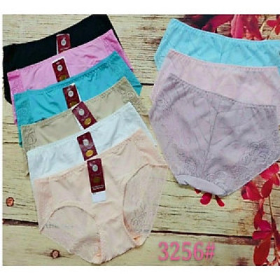 Combo 10 Quần Lót Nữ Thun Lạnh cạp cao Phối Ren dưới 60kg .
