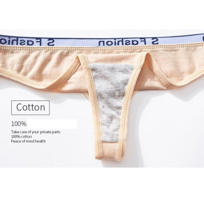 Quần Lọt Khe Cotton dáng thể thao eo thấp Sexy WL26