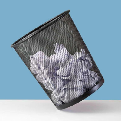 SỌT RÁC LƯỚI ĐEN INOX SƠN TĨNH ĐIỆN DÙNG CHO GIA ĐÌNH, VĂN PHÒNG