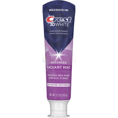 Kem đánh răng Crest 3D White Radiant Mint (93g) - Hàng chính hãng