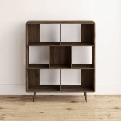 Giá sách gỗ phong cách hiện đại SMLIFE Bumajin