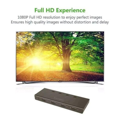 Ugreen UG50279CM153TK Màu Đen Bộ gộp VGA 4 vào 1 ra hỗ trợ FULL HD 500Ghz - HÀNG CHÍNH HÃNG
