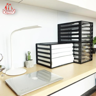 Tủ nhựa đựng tài liệu, hồ sơ giấy tờ văn bản cao cấp đa năng 4 tầng & 5 tầng - A4