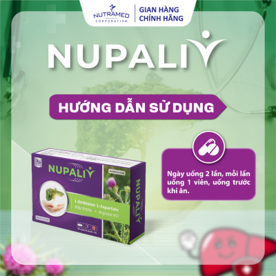 Viên uống Nupaliv hỗ trợ giải độc, mát gan, phục hồi chức năng gan (30 viên) - Nutramed