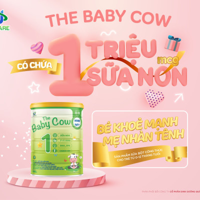 Combo 4 lon Sữa Non The Baby Cow 1 (900gr)