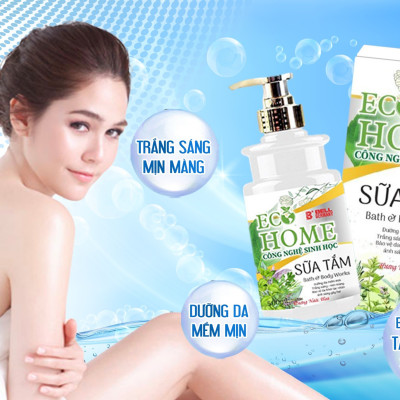 Sữa Tắm Nước Hoa Công Nghệ Sinh Học ECOHOME Kim Ngân Store Giúp Loại Bỏ Bụi Bẩn Trên Da, Không Gây Khô Da, Dưỡng Ẩm Da
