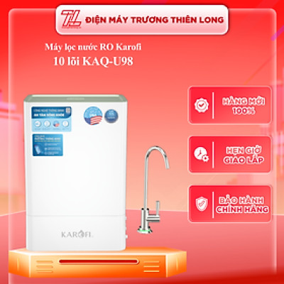 Máy lọc nước Karofi KAQ-U98 tích hợp công nghệ Aiotec - Hàng chính hãng