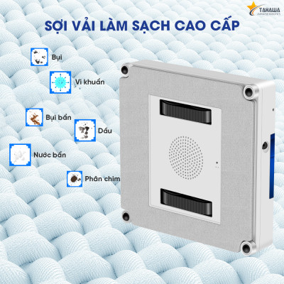 Robot lau kính TAHAWA TH-YW509 máy lau kính thông minh, robot lau kiếng tự phun nước -Phun nước 2 chiều - Bảo hành chính hãng 24 tháng - 1 đổi 1 trong 30 ngày - Hàng nhập khẩu chính hãng