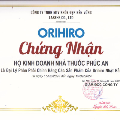 Viên Uống Bổ Gan, Giải Độc Gan, Tăng Cường Sinh Lý Nam Orihiro Hàu Tỏi Nghệ Nhật Bản 180 Viên