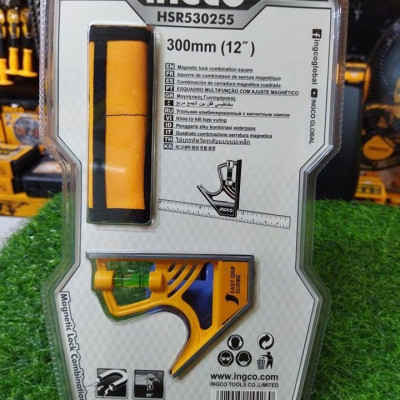 THƯỚC VUÔNG KẾT HỢP CÁN NHỰA 300MM INGCO HSR530255 - HÀNG CHÍNH HÃNG