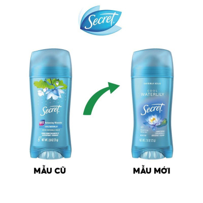 Sáp Khử Mùi Secret Cool Waterlily 73g