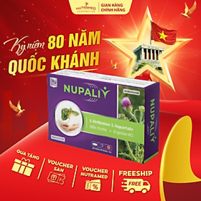 Viên uống Nupaliv hỗ trợ giải độc, mát gan, phục hồi chức năng gan (30 viên) - Nutramed