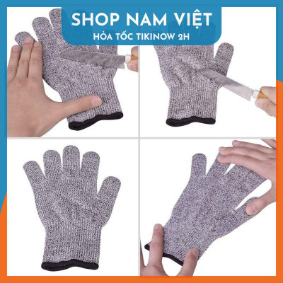 Găng Tay Bảo Hộ HPPE Chống Cắt Chống Rách Thoáng Khí