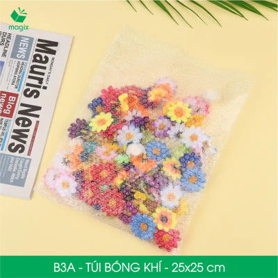 B3A - 25x25 cm - 100 Túi bóng khí chống sốc đóng hàng - Túi gói hàng, bọc chống sốc, xốp chống sốc