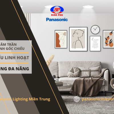 Đèn LED âm trần Downlight Đơn sắc Chỉnh góc Panasonic Công suất (5W,7W) lỗ khoét phi 80mm, ánh sáng Trắng 6500K, ánh sáng Trung tính 4000K
