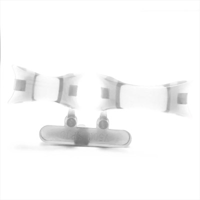 Bộ Kính Bơi Nhật Bản VIEW V610 C (Trong suốt) Chống Tia UV Chống Sương Mù Chuyên Dùng Cho Bơi Buổi Tối Và Nón Bơi View V31(Trắng) - Hàng chính hãng 100% sản xuất tại Nhật Bản