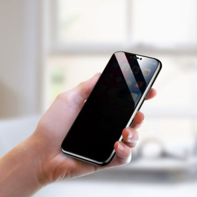 Kính cường lực dành cho iPhone Xs Max Full HD MIPOW KING BULL chống nhìn trộm - Hàng chính hãng